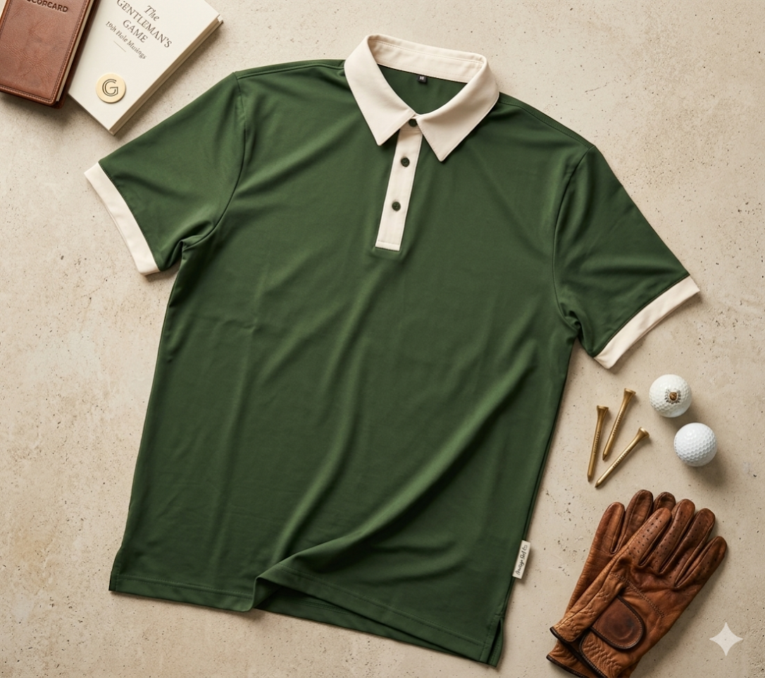 Deep forest Green Golf Shirt